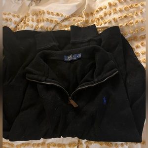 Black Polo Ralph Lauren 1/4 Zip